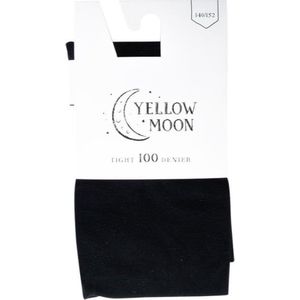 Yellow Moon - Kinderpanty - Zwart - 100 Denier - Elastisch