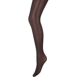 Marianne 35 Denier panty shiny - Ladderstop - katoenen kruisje  - Zwart
