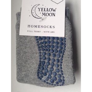 Yellow Moon - Antislipsokken - Katoen/Polyamide/Elasthan - Zwart