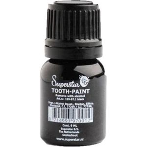 Tandenlak - Zwart - 9 ml - Inclusief Penseeltje