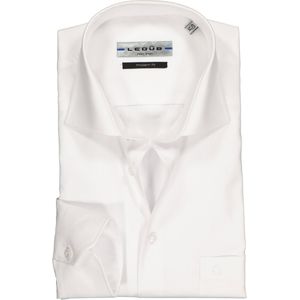 Ledub - Business Hemd - Wit - 100% Katoen - Lange Mouw