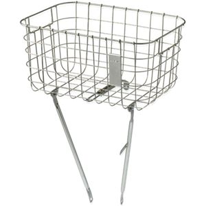 Fietsmand Basil Robin 27 Liter 47 X 31 X 25 cm - Zilver