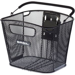 Basil Bold Front KF - Fietsmand - Voorop - Zwart