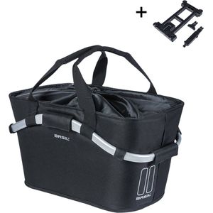 Basil - Rear Basket Carry All Mik 2.0 - Fietsmand - Zwart - Aluminium
