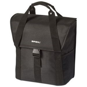 Basil GO Dubbele Fietstas - Zwart - 16 Liter