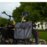 Basil Urban Dry Shopper, Fietstas. Unisex-Volwassen, Donkergrijs, 34 x 16 x 48 cm