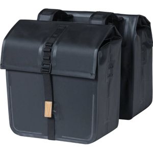 Basil dubbele fietstas Urban Dry 50 liter zwart  17659