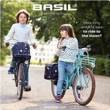 Basil Stardust Dubbele fietstas - Paars - 20 Liter