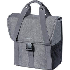 BASIL GO-SINGLE BAG - Einzelfahrradtasche - Damen - Fahrräder - grau meliert