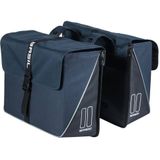 Dubbele Fietstas Basil Forte 35 Liter 41 X 15 X 34 cm - Marineblauw / Zwart