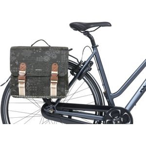 Basil Bohème Dubbele Fietstas MIK - Zwart - 35 Liter