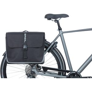 Basil Forte Dubbele Fietstas MIK - 35 Liter - Zwart