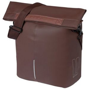 Basil City Fietsshopper - Enkele Fietstas - 14-16 Liter - Roasted Bruin