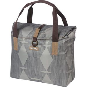 Basil Elegance Fietsshopper - Enkele Fietstas - 20-26 Liter - Chateau Taupe