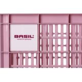 Basil Fietskrat S - Klein - 17.5 Liter - Roze