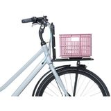 Basil Fietskrat S - Klein - 17.5 Liter - Roze
