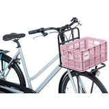 Basil Fietskrat S - Klein - 17.5 Liter - Roze