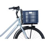 Basil Fietskrat L - Groot - 40 Liter - Blauw