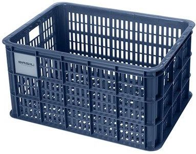 Basil Fietskrat L - Groot - 40 Liter - Blauw