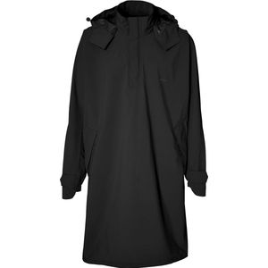 Basil poncho Mosse unisex Jet Black M L