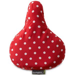 BASIL-ROSA-SADDLE COVER. rood / wit