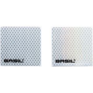 Basil - Kratklikker High Reflective - Accessoire - Zilver - Set van 2 Stuks