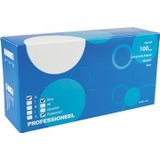 Handschoenen uit nitril, extra small, blauw, doos van 100 stuks