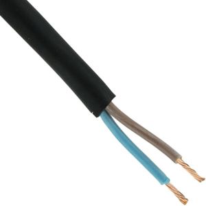 VMVL kabel zwart 2 x 1.5mm2 - per meter