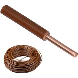 BLS Draad - 2,5 mm² - Fasedraad - 100 meter - Bruin