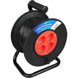 VB 41051 Kabelhaspel 25 Meter 4-Voudig 3x1mm met randaarde