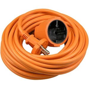 VBExtend VB 41082 - Verlengkabel - 10 meter - 2x1.5mm² - H05VV-F - Oranje