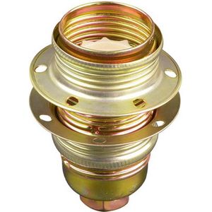 Lamphouder + 2 Ringen - E14 - Messing