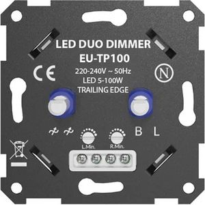 Ratio LED duo dimmer 5-100W