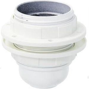 Lampfitting - E27 - Wit - Inclusief 2 Ringen