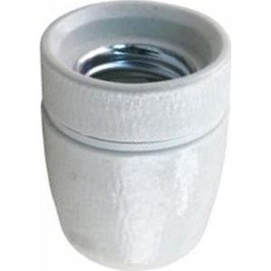 Lamphouder - E27 - Porselein - Wit