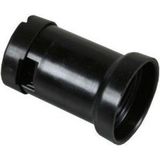 E27 Fitting Prikkabel - Prikfitting - Zwart - Max. 40W