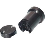 E27 Fitting Prikkabel - Prikfitting - Zwart - Max. 40W