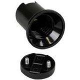 E27 Fitting Prikkabel - Prikfitting - Zwart - Max. 40W