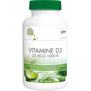G&W Vitamine D3 25 mcg 1000 IE (365 capsules)