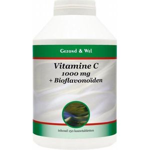 G&W Vitamine C 1000 mg + Bioflavonoïden 150 Kauwtabletten