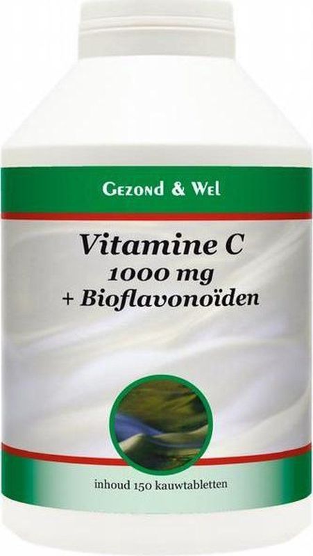 G&W Vitamine C 1000 mg + Bioflavonoïden 150 Kauwtabletten