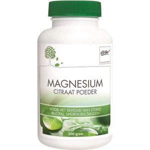 Supplement - Magnesium Poeder - 400 mg - Magnesiumcitraat