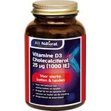 All Natural Vitamine D3 25 mcg (1000 IE) Capsules