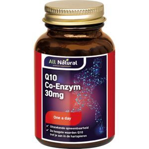 All Natural q10 co enzym 30mg 60 Capsules