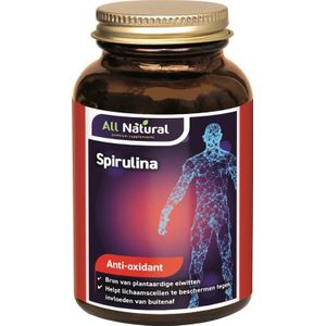 All Natural Spirulina 580 mg 200 tabletten