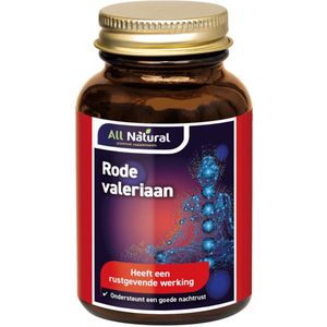 All Natural - Rode Valeriaan - Kruidenpreparaat - 140 mg