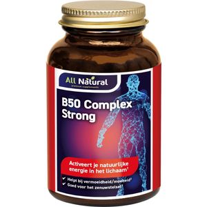 All Natural - B50 Complex - Vitamine - 100 Capsules - Voedingssupplement