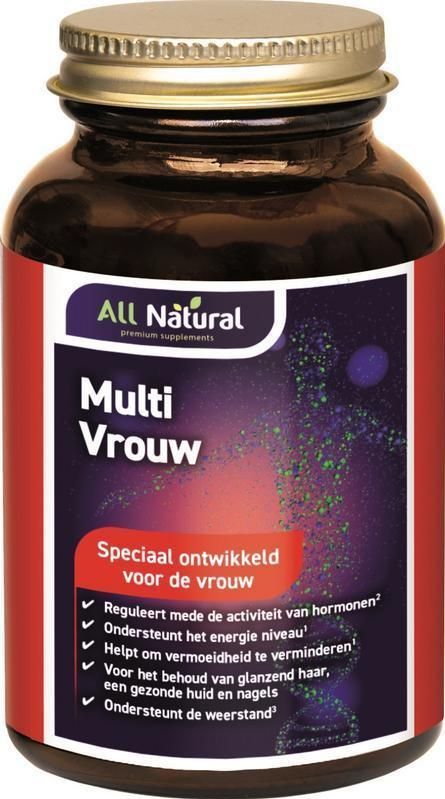All Natural Multi - Vrouw - Multivitaminen - 30 Capsules
