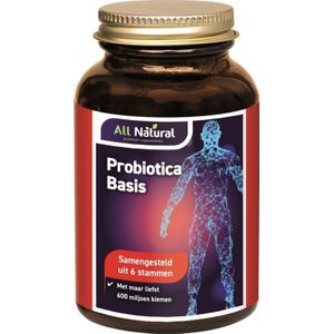 All Natural probiotica basis  60 Capsules
