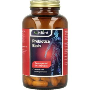 All Natural Probiotica basis  120 Vegetarische capsules
